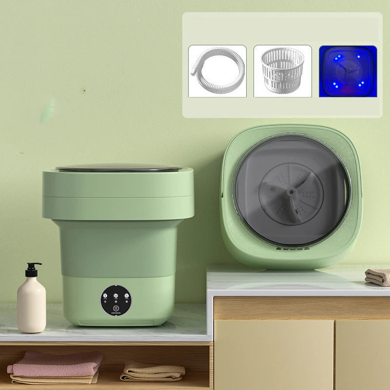 Mini Foldable Washing Machine with Spinning Dry Gadgets