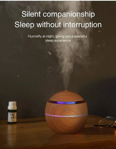 Aroma Diffuser: LED Night Light Electric Essential Oil Diffuser 130ML